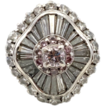 Pt･Pm900 ダイヤモンド リング D0.43・5.36ct