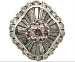 Pt･Pm900 ダイヤモンド リング D0.43・5.36ct