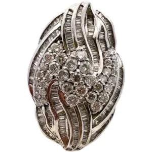 Pt･Pm900 ダイヤモンド リング 5ct