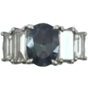 Pt･Pm900 アレキサンドライト・ダイヤモンド リング 1.01 ct D0.74 ct