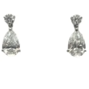 Pt･Pm900 ダイヤモンド ピアス/イヤリング 1.01・1.02 ct 0.1・0.1 ct
