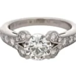 Pt･Pm950 ダイヤモンド リング 0.91ct