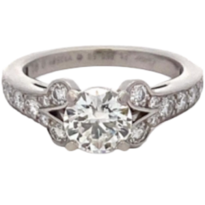 Pt･Pm950 ダイヤモンド リング 0.91ct