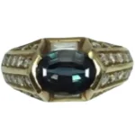 K18 アレキサンドライト・ダイヤモンド リング 1.72 ct