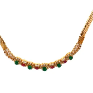 K18 エメラルド・ルビー・ダイヤモンド ネックレス/ペンダントトップ E4.93・R2.65・6.12ct