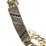 K18Pt900 サファイア・ダイヤモンド ブレスレット/バングル