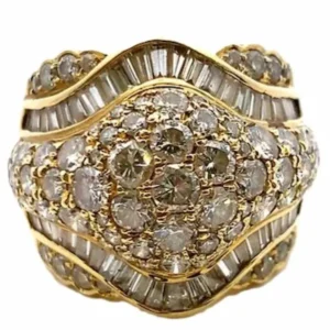 K18 ダイヤモンド リング 4.14ct