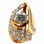 K18 ダイヤモンド リング 2.31ct 1.65ct