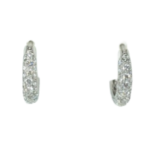 PT950 ダイヤ ピアス/イヤリング 0.818・0.807 ct