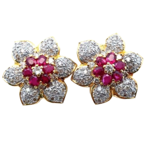 K18 ルビー・ダイヤモンド R2.03・D1.72ct