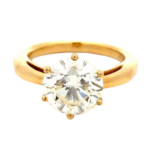 K18 ダイヤモンド リング 3.197ct