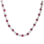 K18 ルビー・ダイヤモンド ネックレスペンダントトップ 7.21・D2.25 ct