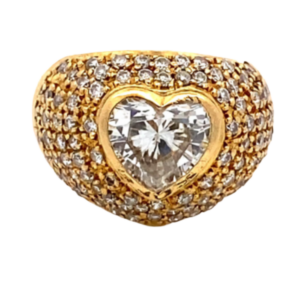 K18 ダイヤモンド リング 2.223・1.31ct