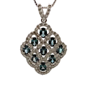 Pt850/Pt900 アレキサンドライト・ダイヤ 2.13・1.2ct