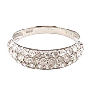 K18WG ダイヤモンド リング 1ct