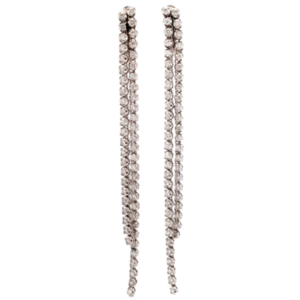 K18WG ダイヤモンド ピアス/イヤリング