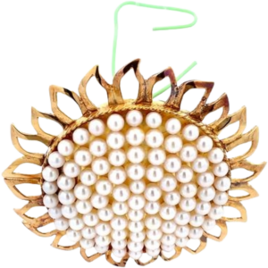 K18 パール ブローチ