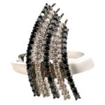 K18WG ダイヤモンド リング D0.49・0.79ct