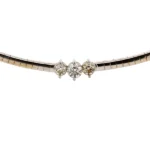 Pt900 K18[Kﾒｲﾝ] ダイヤ 0.38・0.22・0.21ct