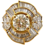 K18 ダイヤモンド リング 2.034・D3.17ct