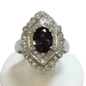 Pt･Pm900 ブラジル産アレキサンドライト・ダイヤモンド リング 2.69 ct D1.18 ct