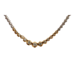 Pt850/K18[Ptﾒｲﾝ] ダイヤモンド ネックレス/ペンダントトップ 7ct