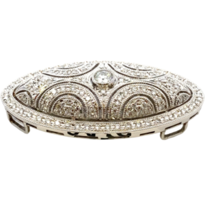 Pt･Pm900 ダイヤモンド ブローチ 0.517・2.03ct