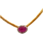 K18 ルビー・ダイヤモンド ネックレス/ペンダントトップ 12.59・D1.2ct