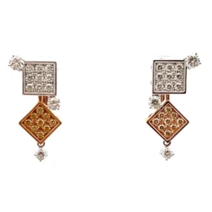 タサキ K18WG ダイヤモンド ピアス/イヤリング 0.85・0.85ct