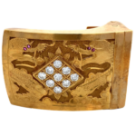 K18 ダイヤモンド・赤石 その他 3.34ct