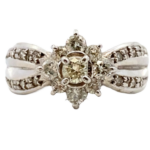 Pt･Pm900 ダイヤモンド リング 0.5ct