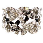 タサキ K18WG ダイヤモンド リング 0.4ct