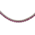 K18 ルビー・ダイヤモンド ネックレス D4.68・R8.75 ct