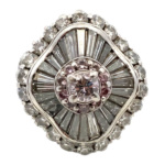 Pt･Pm900 ダイヤモンド リング D0.43・5.36ct