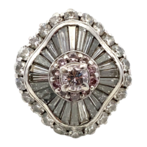 Pt･Pm900 ダイヤモンド リング D0.43・5.36ct