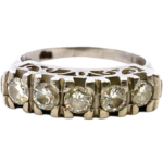 Pt/Pm ダイヤモンド リング 0.71ct