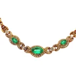 K18 エメラルド・ダイヤモンド ネックレス/ネックレストップ 2.611・1.461ct