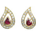 K18 ルビー・ダイヤモンド ピアス/イヤリング 0.85・0.83 ct D0.77・D0.77 ct買取の参考価格