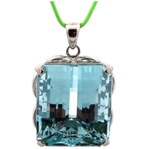 Pt･Pm900 アクアマリン 52.86ct