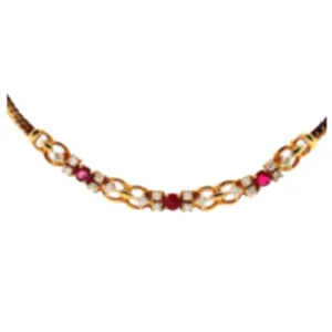 ミキモト K18 ルビー・ダイヤモンド ネックレス/ペンダントトップ 0.55・D0.59ct