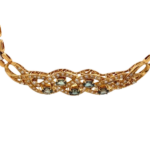 Pt900K18アレキサンドライト・ダイヤモンド ネックレスネックレストップ 1.27 ct 0.76 ct