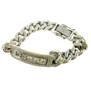 Pt･Pm850 ダイヤモンド ブレスレット/バングル 2.99・2.79ct