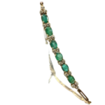 K18 エメラルド・ダイヤモンド ブレスレット/バングル