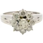 Pt･Pm900 ダイヤモンド リング 0.75ct