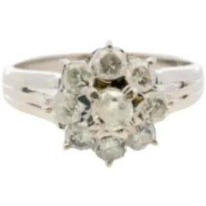 Pt･Pm900 ダイヤモンド リング 0.75ct