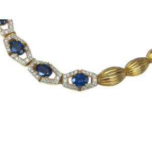 18K サファイア・ダイヤモンド ネックレス/ペンダントトップ