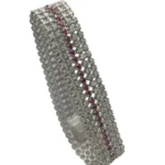 Pt850 ルビー・ダイヤモンド ブレスレットバングル R2.28 ct D6.00 ct