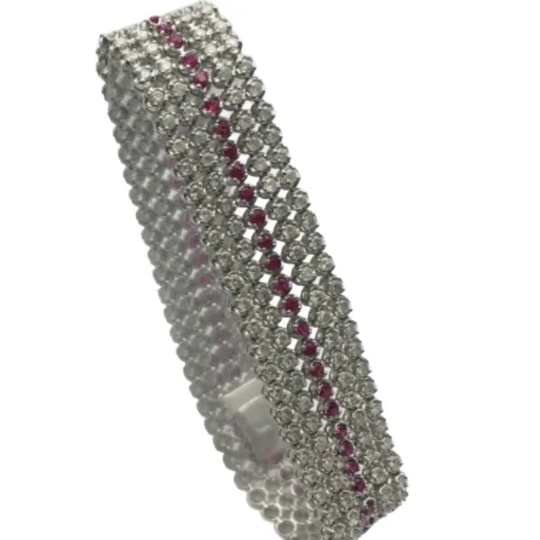 Pt850 ルビー・ダイヤモンド ブレスレットバングル R2.28 ct D6.00 ct