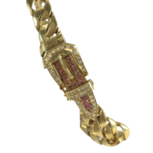 K18 ルビー・ダイヤモンド ブレスレット/バングル 0.35 ct