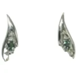 K14WG アレキサンドライト・ダイヤモンド ピアスイヤリング 0.09・0.09 ct D0.09・D0.09 ct